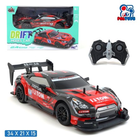 سيارة دريفت GTR ريموت كنترول 1:16 بتقنية 2.4GHz (RC Drift Car)